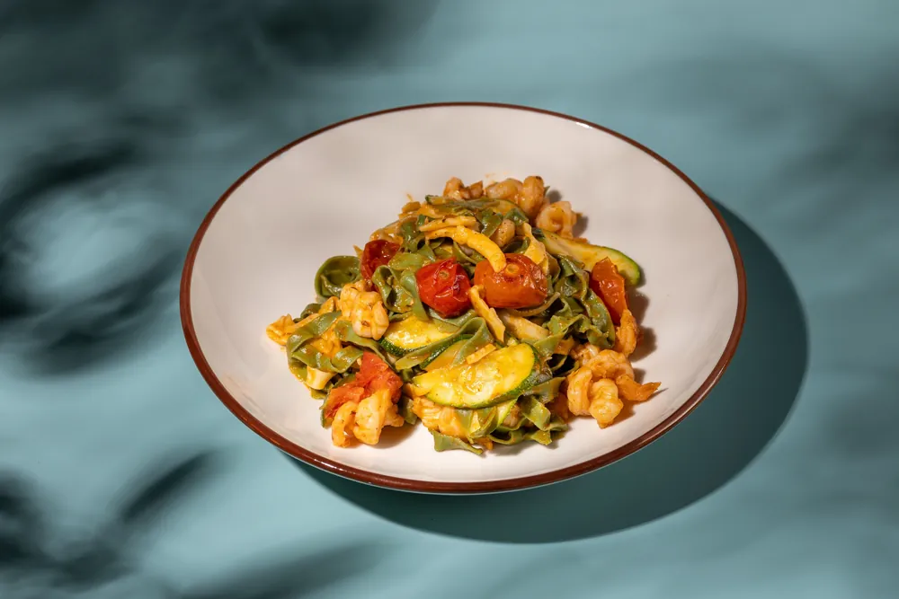 Pasta Gamberi e Zucchine